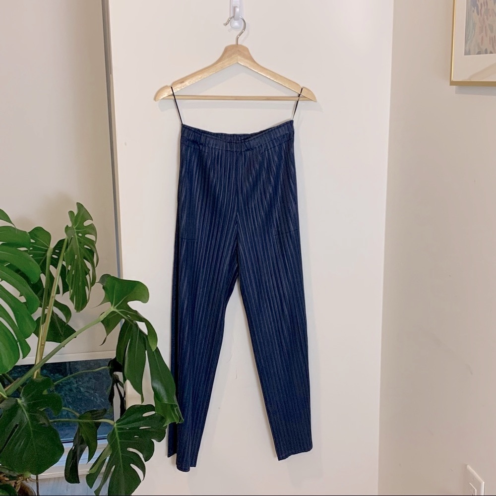 Pleated pants